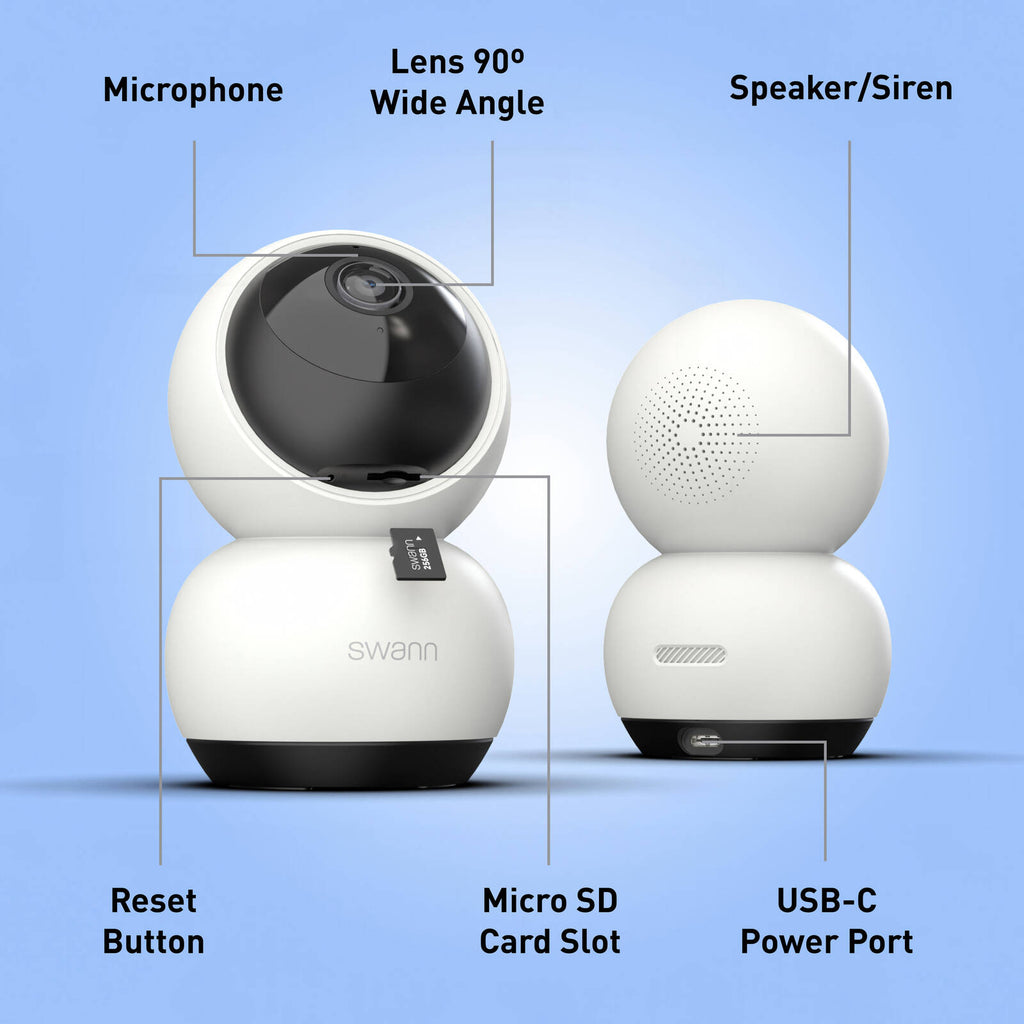Swann EVO 2K Indoor Pan Tilt Camera - Image 4 of 7