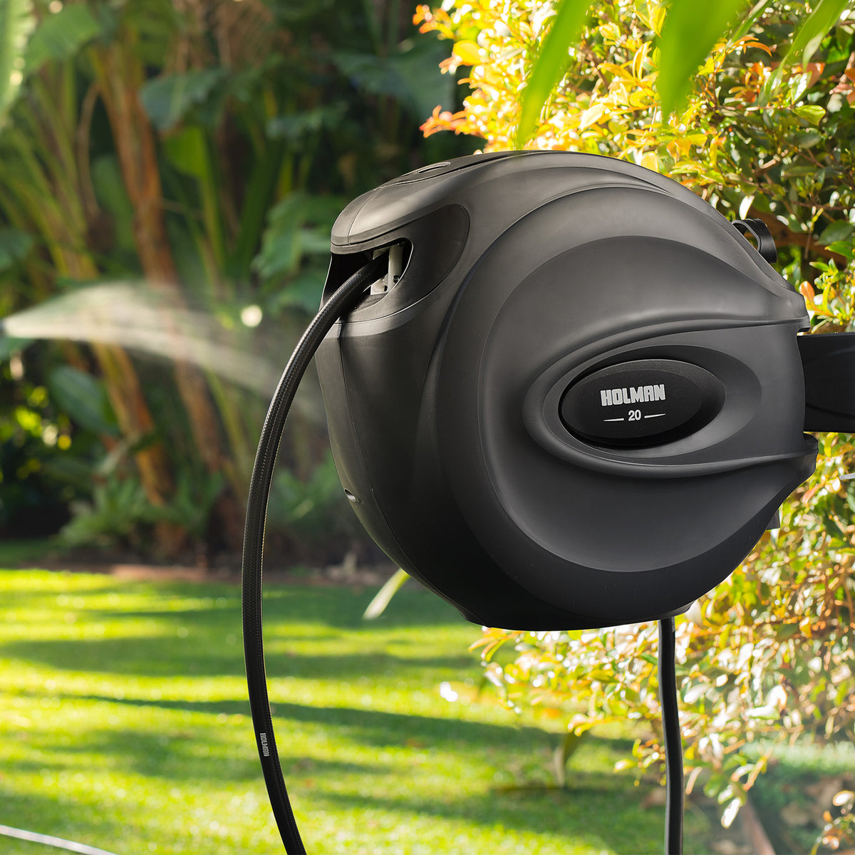 Holman 20m Charcoal Retractable Hose Reel - Image 3 of 4