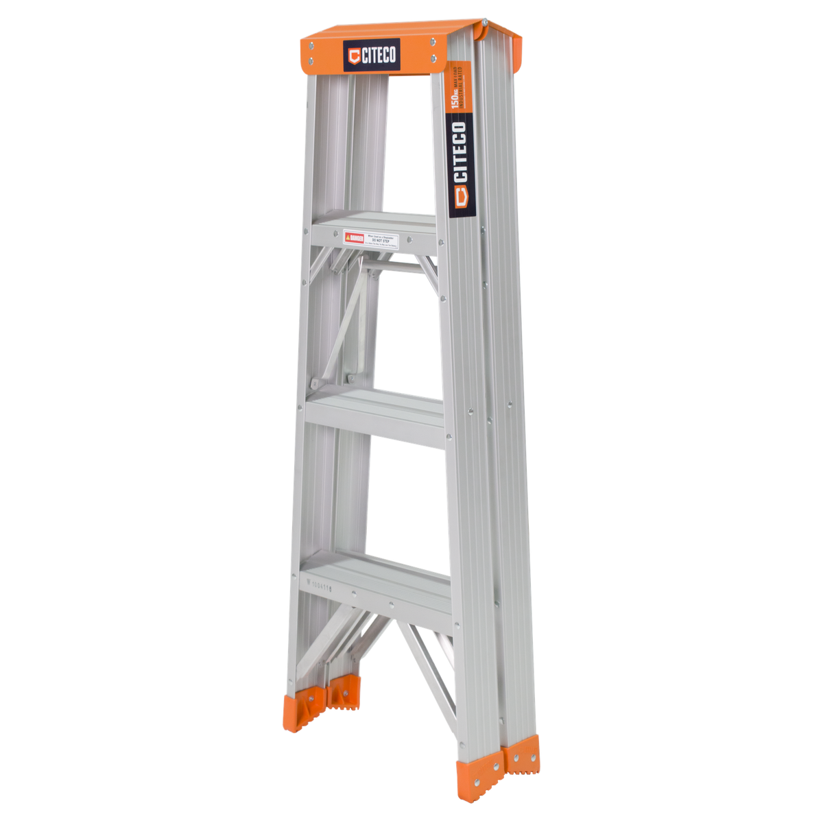 Citeco 1.2m 150kg Industrial Aluminium Double Sided Step Ladder - Image 5 of 6