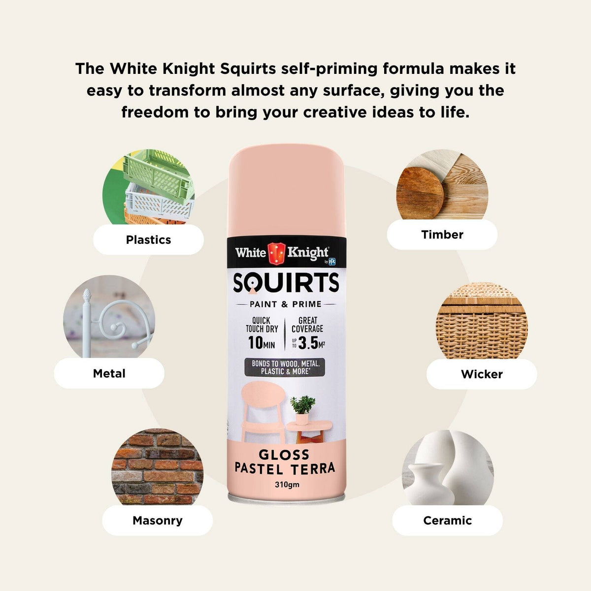 White Knight 310g Squirts Spray Paint - Image 11 of 205