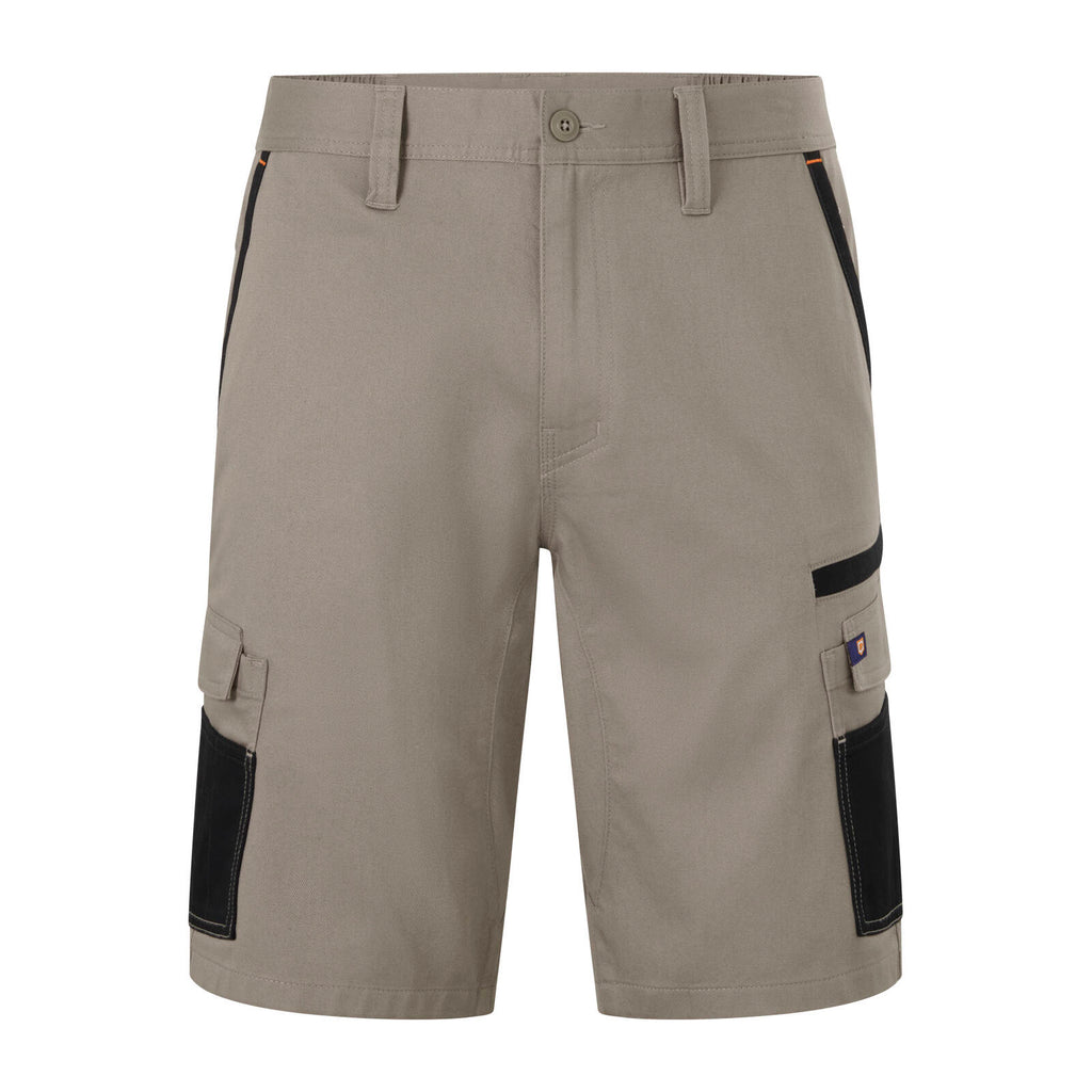 Citeco Cotton Stretch Cargo Khaki Mid Shorts - Image 1 of 13