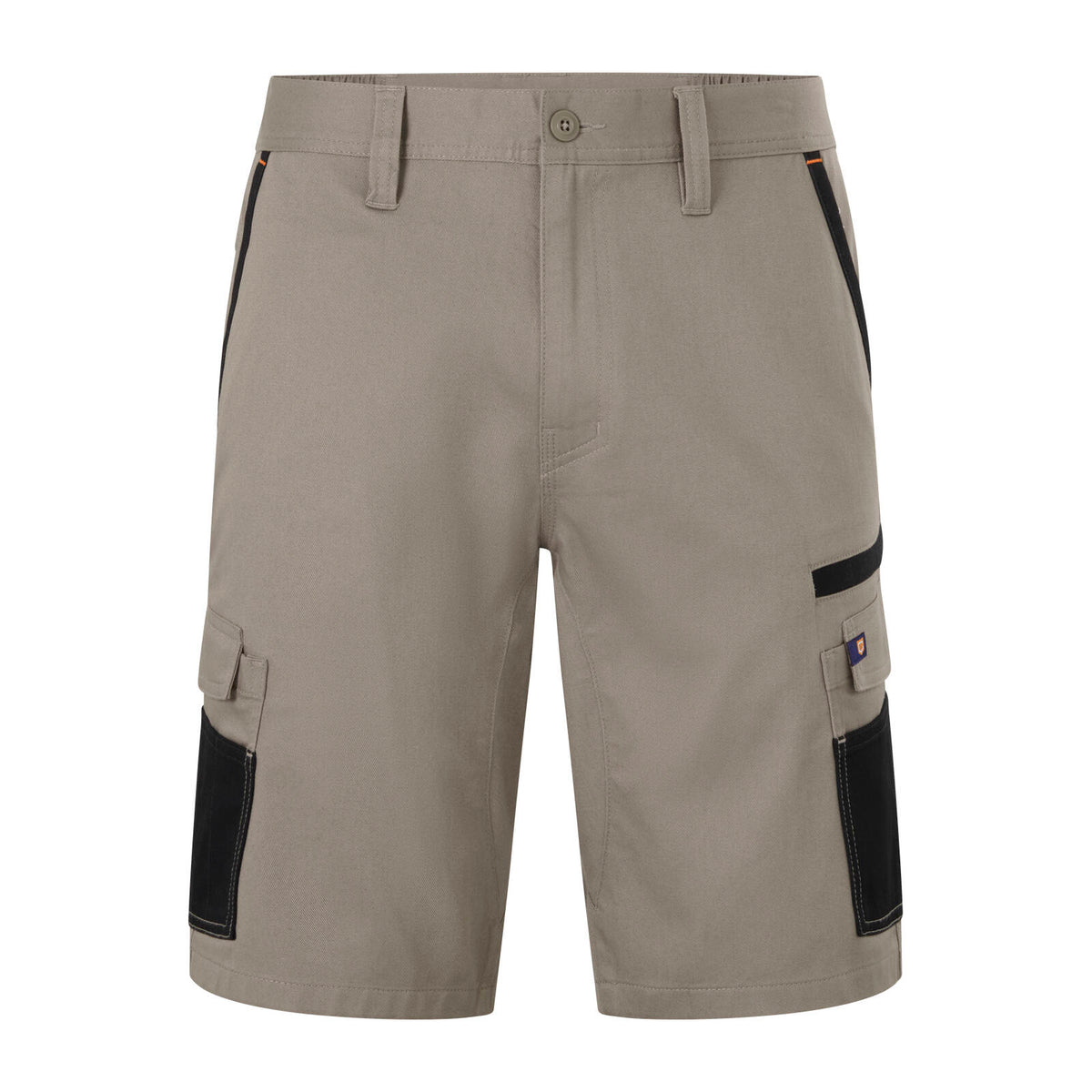 Citeco Cotton Stretch Cargo Khaki Mid Shorts - Image 1 of 13