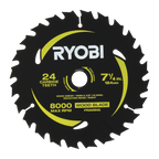 Ryobi 184mm 24T &amp; 40T Circular Saw Blade - 2 Pack - Image 4 of 8