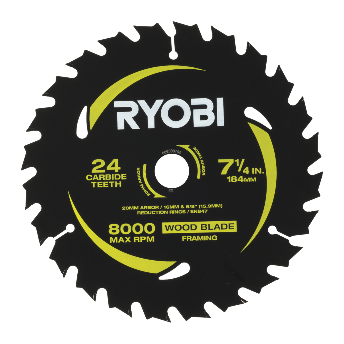 Ryobi 184mm 24T &amp; 40T Circular Saw Blade - 2 Pack - Image 4 of 8