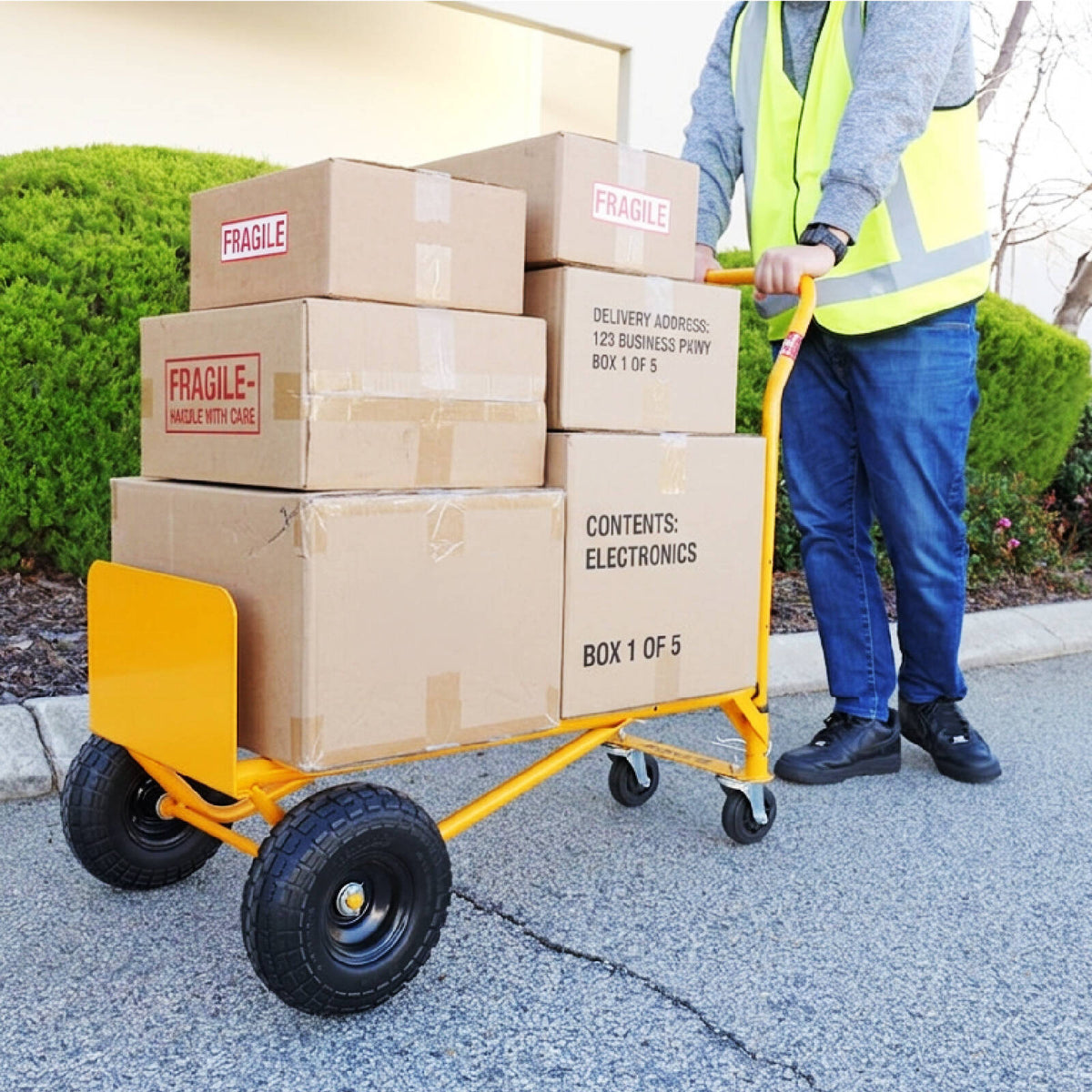 Easyroll 250kg Multipurpose Adjustable Hand Trolley - Image 6 of 6