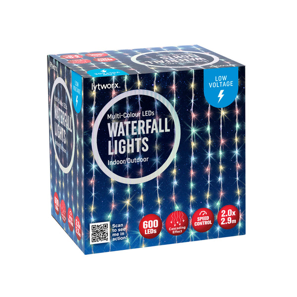 Lytworx Multicolour Low Voltage Waterfall Lights - 600 Pack