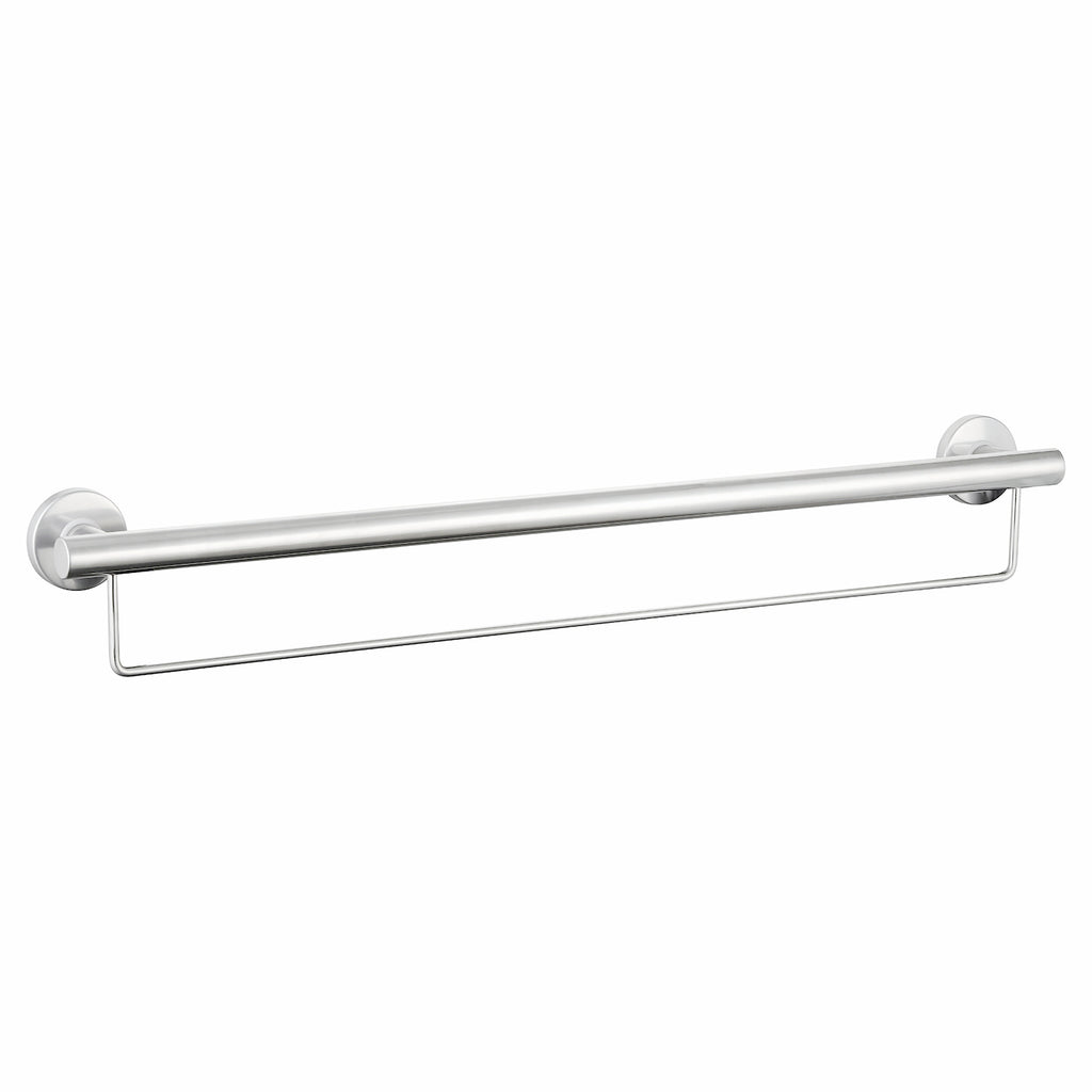evekare 900mm Stainless Steel Towel Rail With Grab Rail - Image 1 of 6