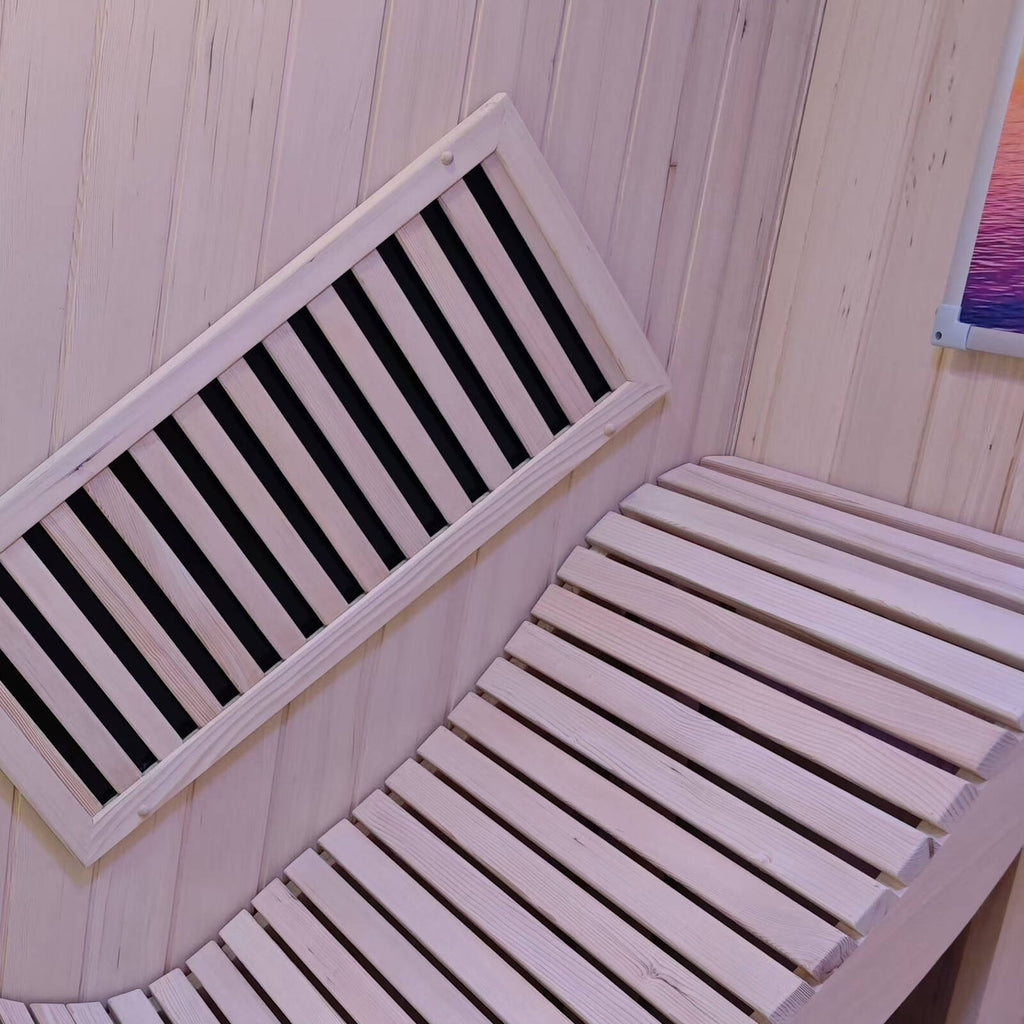 Wellness Haven Deluxe Relax 2 Person Infrared Sauna - Image 6 of 8