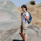 Green Hip Give Cargo Shorts Khaki - Image 2 of 3