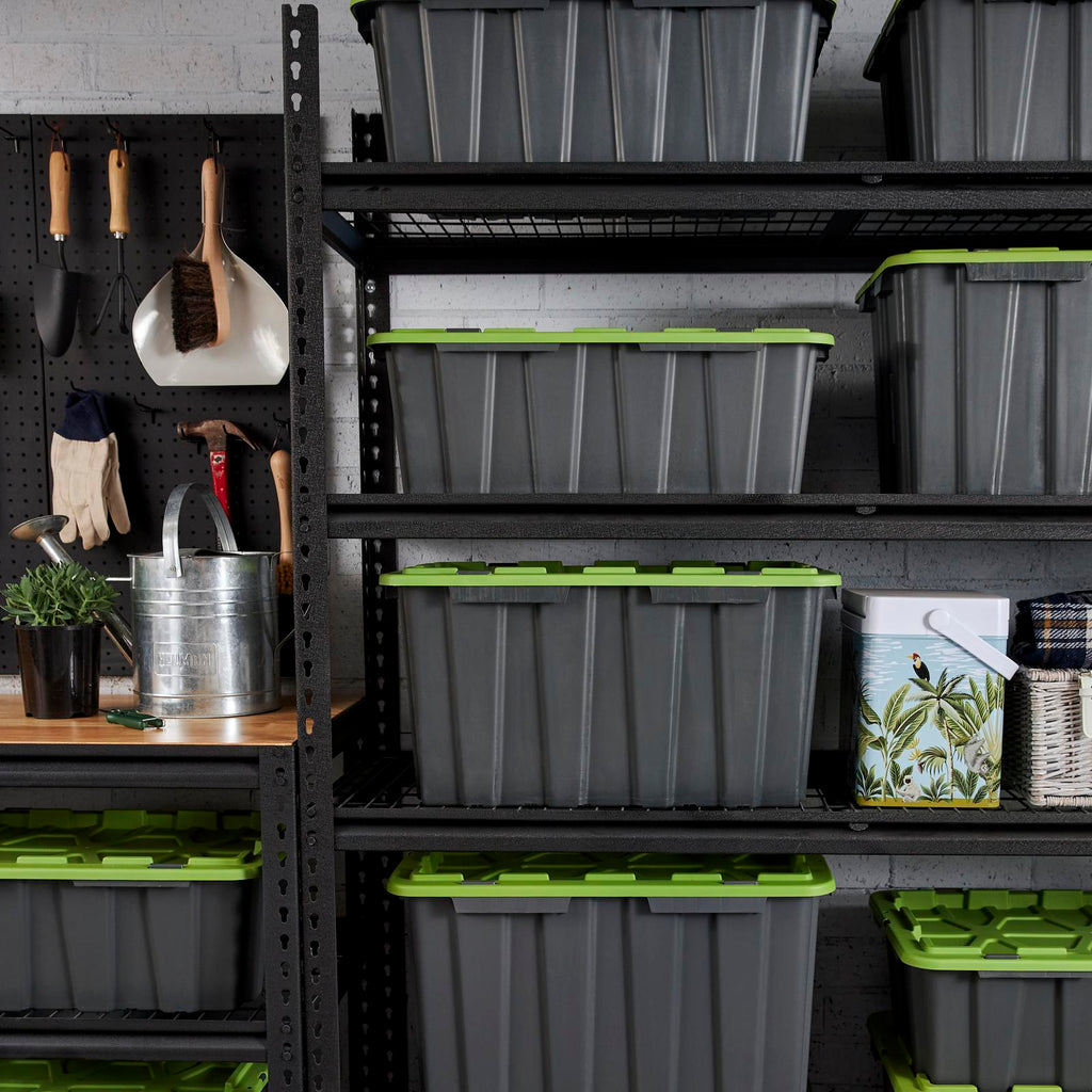 All Set Green And Grey Storage Container With Flat Lid - Image 3 of 6