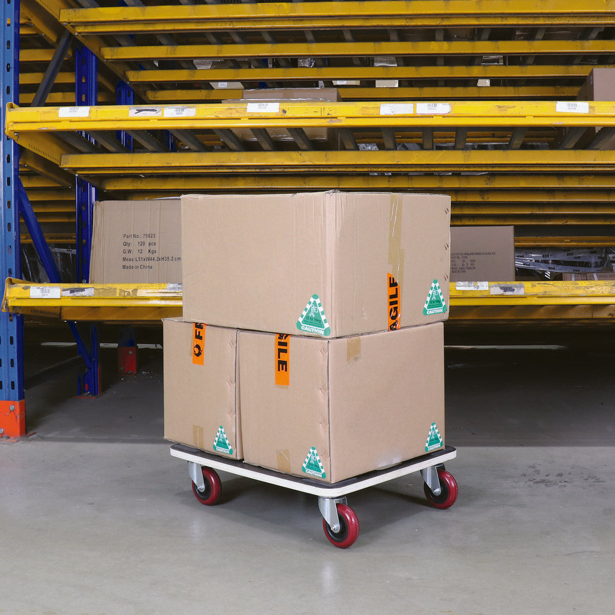 Easyroll 320kg 500 x 490mm Rectangular Premier Dolly - Image 6 of 7