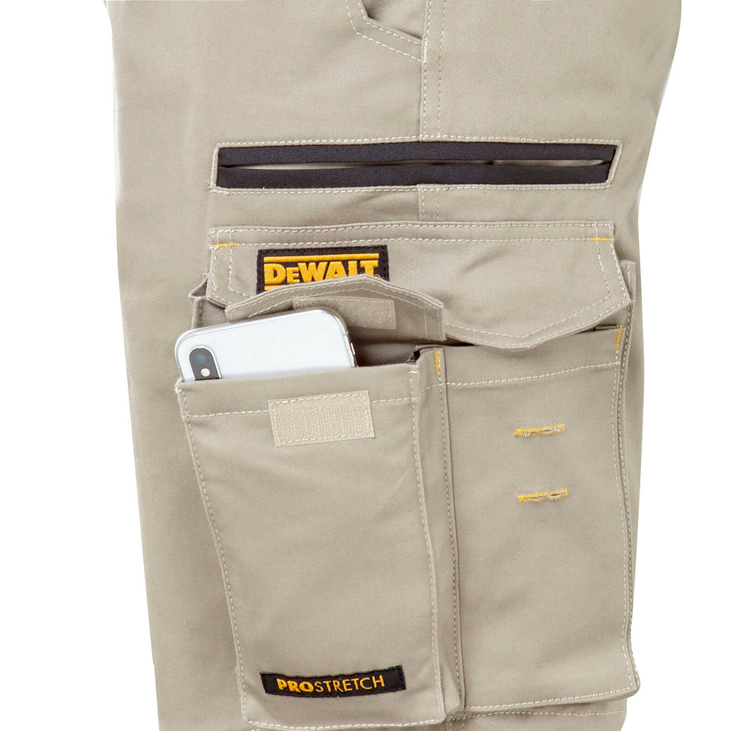 DEWALT Men's Khaki Bennington PROStretch Shorts - Image 9 of 9