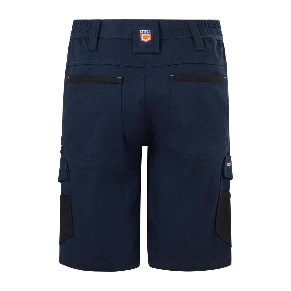 Citeco Women's Navy Cotton Stretch Mid Shorts - Image 5 of 11
