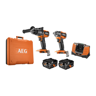 AEG 18V 4.0Ah 2-Piece Brushless FORCE Combo Kit