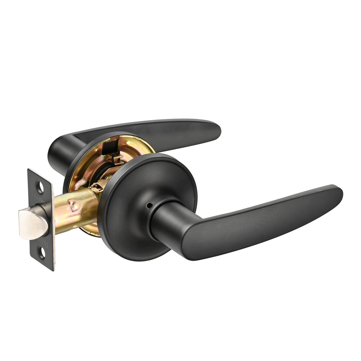 Ikonic Black Matte Norr Passage Lever Set - Image 1 of 9