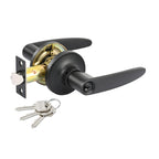 Ikonic Black Matte Norr Entrance Lever Set - Image 1 of 10