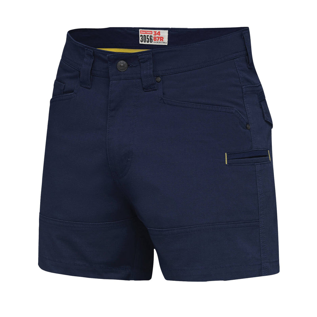 Hard Yakka Navy 3056 Stretch Ripstop Short Shorts - Image 1 of 8