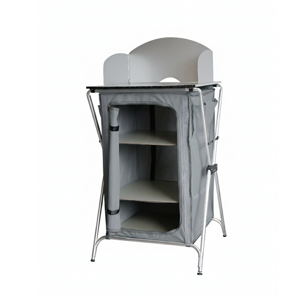 All Set 3 Shelf Folding Storage Table - Image 1 of 2