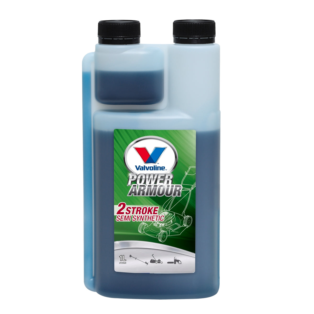 Valvoline Power Armour 1L 2 Stroke Semi Synthetic Oil - Image 1 of 1