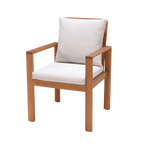 Mimosa Santo Timber Dining Chair with Cushion - Image 2 of 3