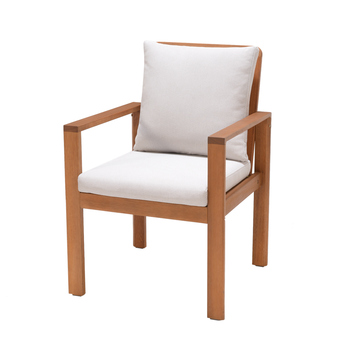 Mimosa Santo Timber Dining Chair with Cushion - Image 2 of 3
