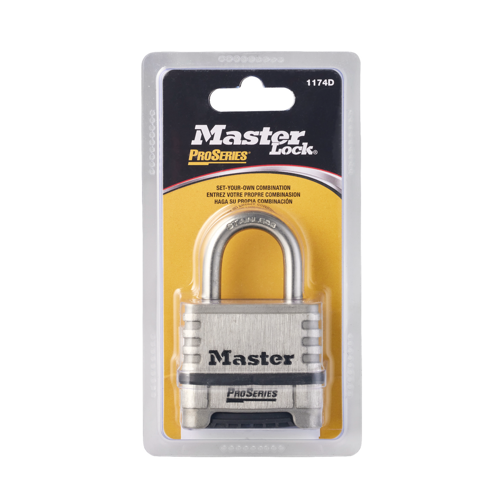 Master Lock Stainless Steel Combination Lock - Image 8 of 9