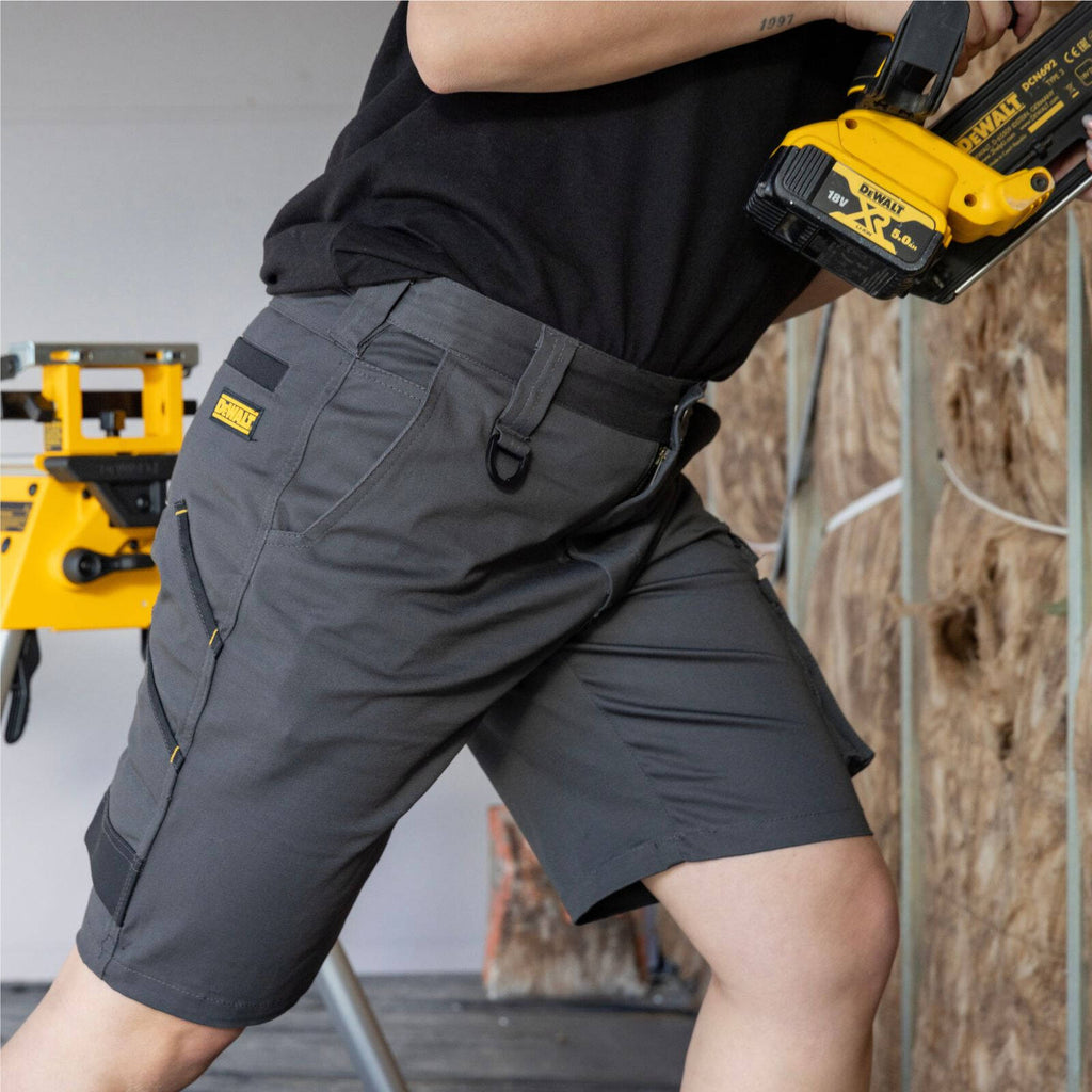DEWALT Men's Grey Bennington PROStretch Shorts - Image 4 of 9