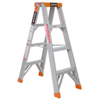 Citeco 1.2m 150kg Industrial Aluminium Double Sided Step Ladder - Image 2 of 6