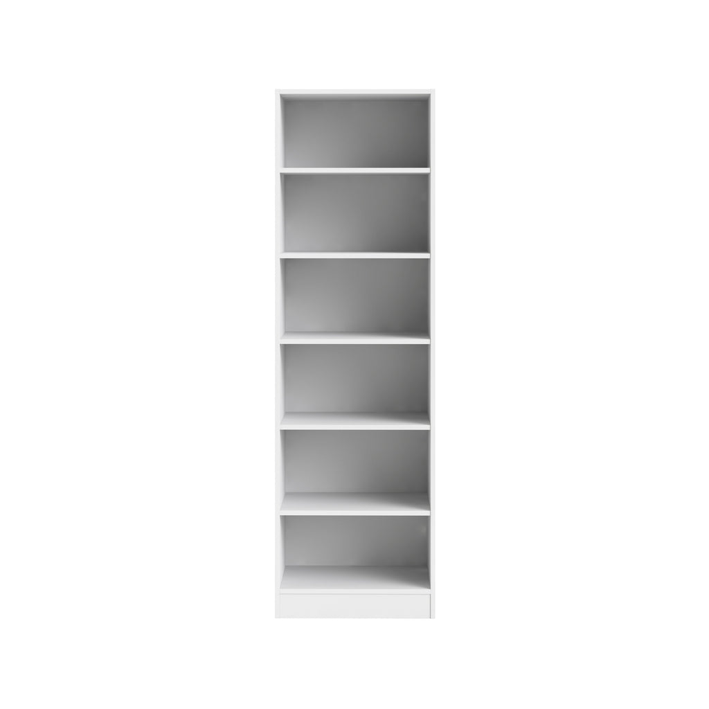 Flexi Storage Wardrobe 606 x 2000 x 480mm White Matte 6 Shelf Unit - Image 4 of 9
