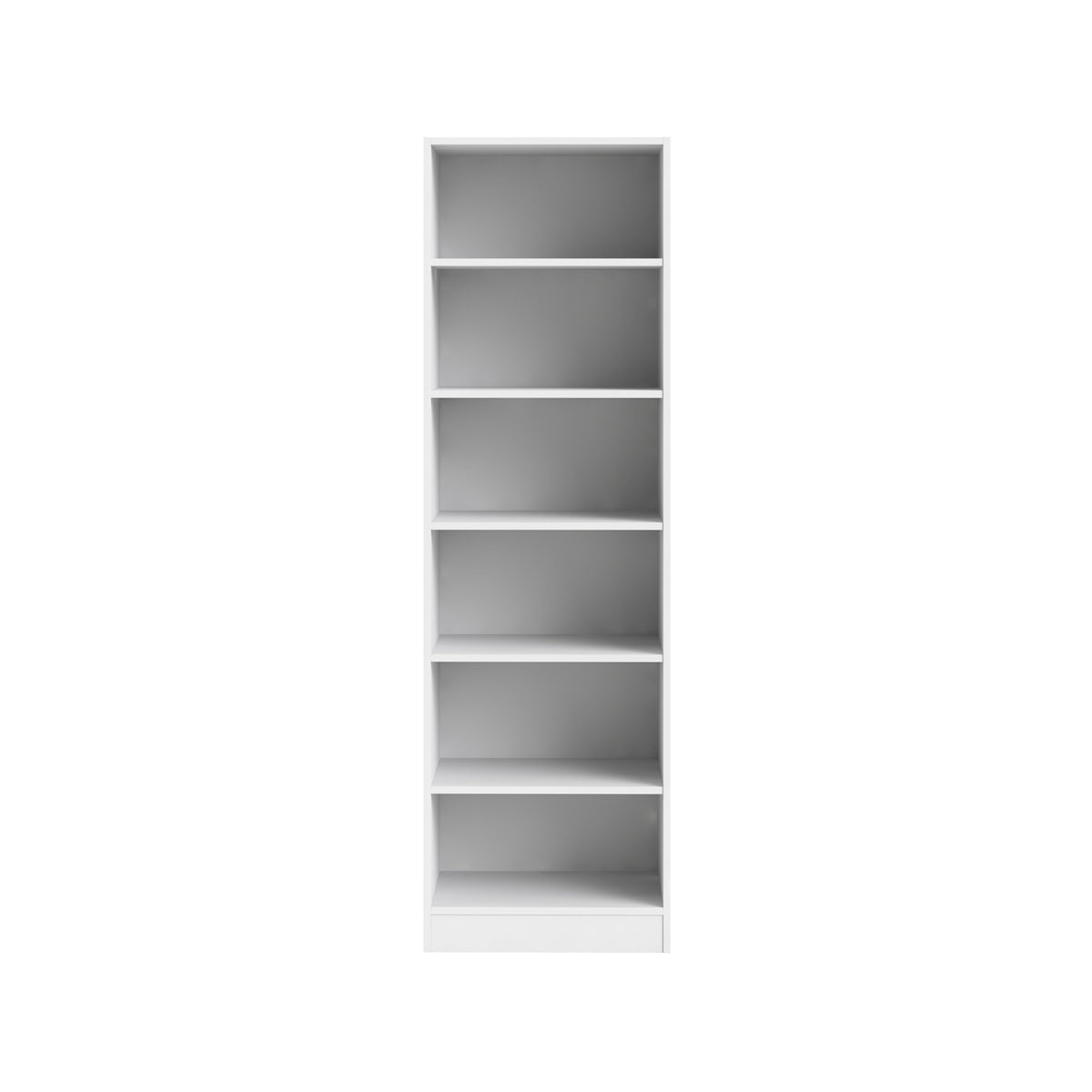 Flexi Storage Wardrobe 606 x 2000 x 480mm White Matte 6 Shelf Unit - Image 4 of 9