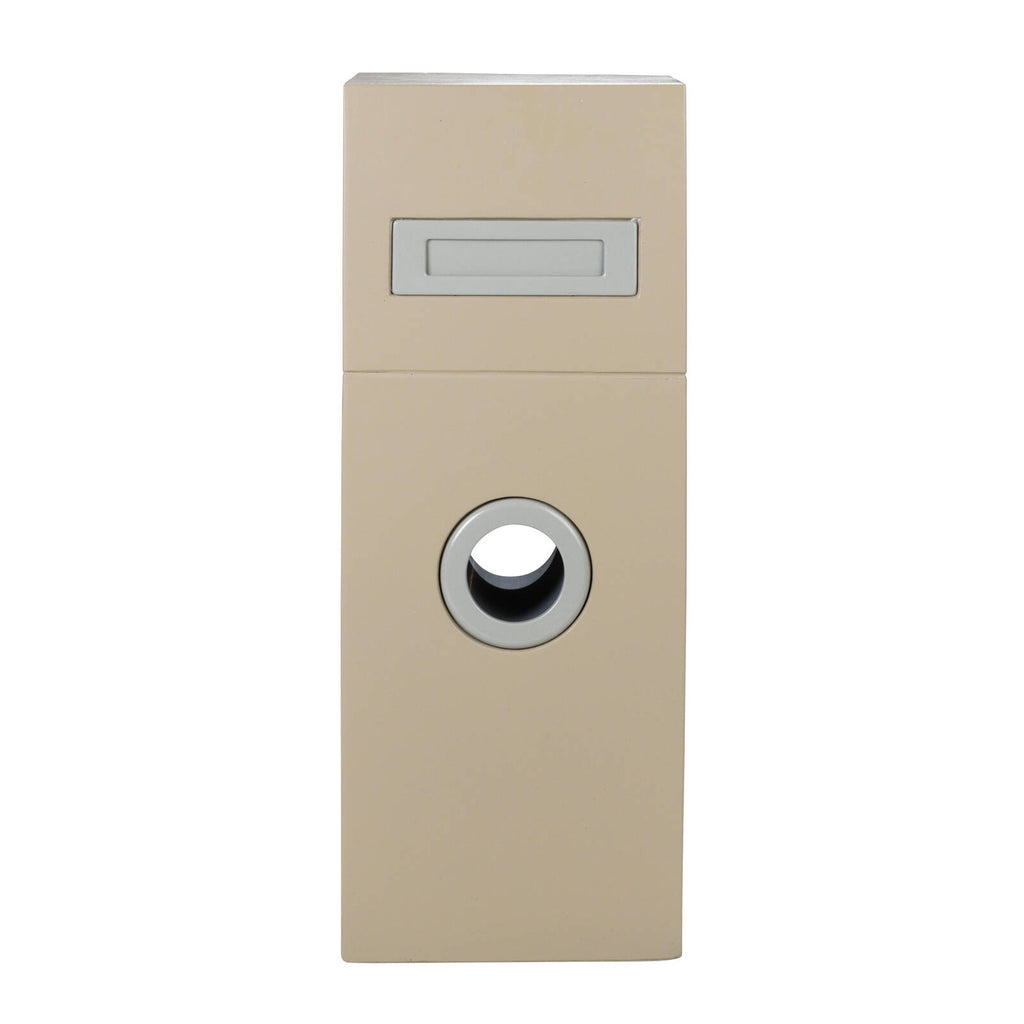 Northcote Pottery 35 x 90cm Grey Metro Pillar Letterbox - Image 1 of 4