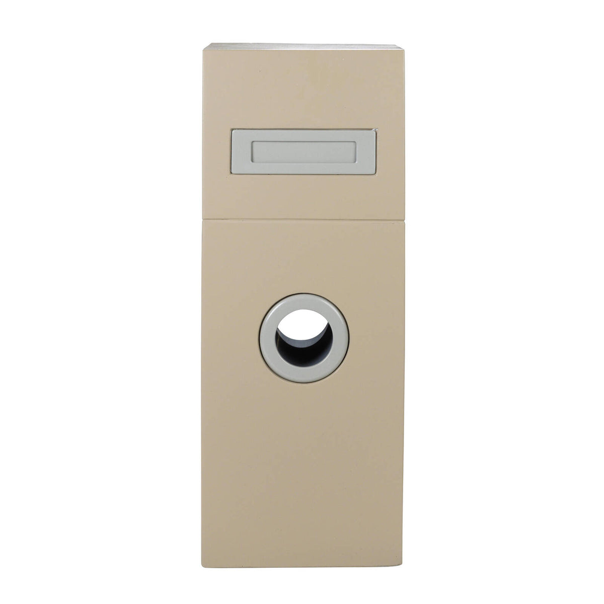 Northcote Pottery 35 x 90cm Grey Metro Pillar Letterbox - Image 1 of 4