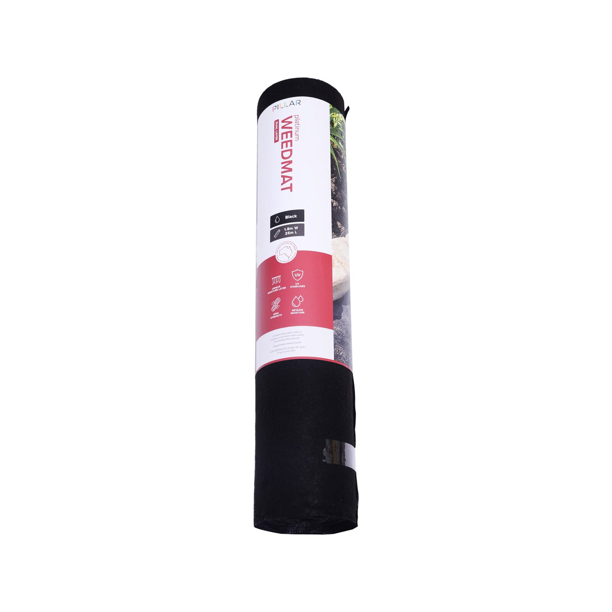 Pillar 1.8 x 25m Black Platinum Weed Control Mat - Image 3 of 3