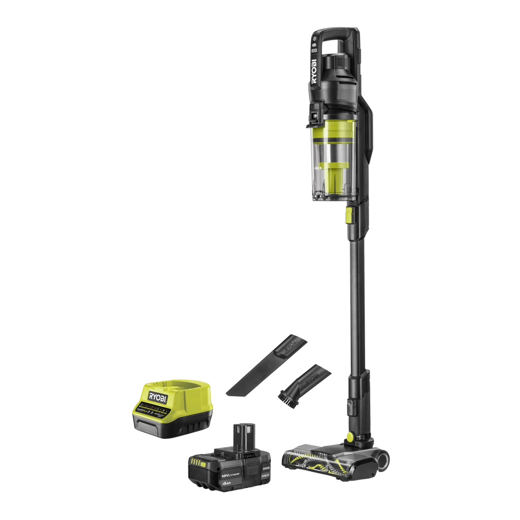 Ryobi 18V ONE+ HP Brushless Stick Vacuum 4Ah Kit R18XSV914BLK - Image 1 of 9