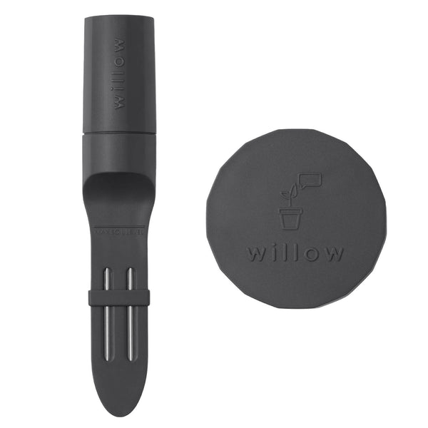 Willow Smart Indoor Plant Sensor Starter Pack Charcoal