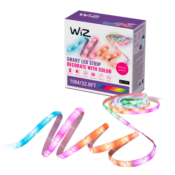 WiZ 10M Colour RGBIC Light Strip LED 32W Smart Light