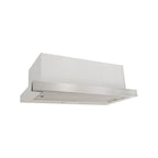 Esatto 60cm White Stainless Steel Fascia Slide Out Ducted Rangehood - Image 3 of 5
