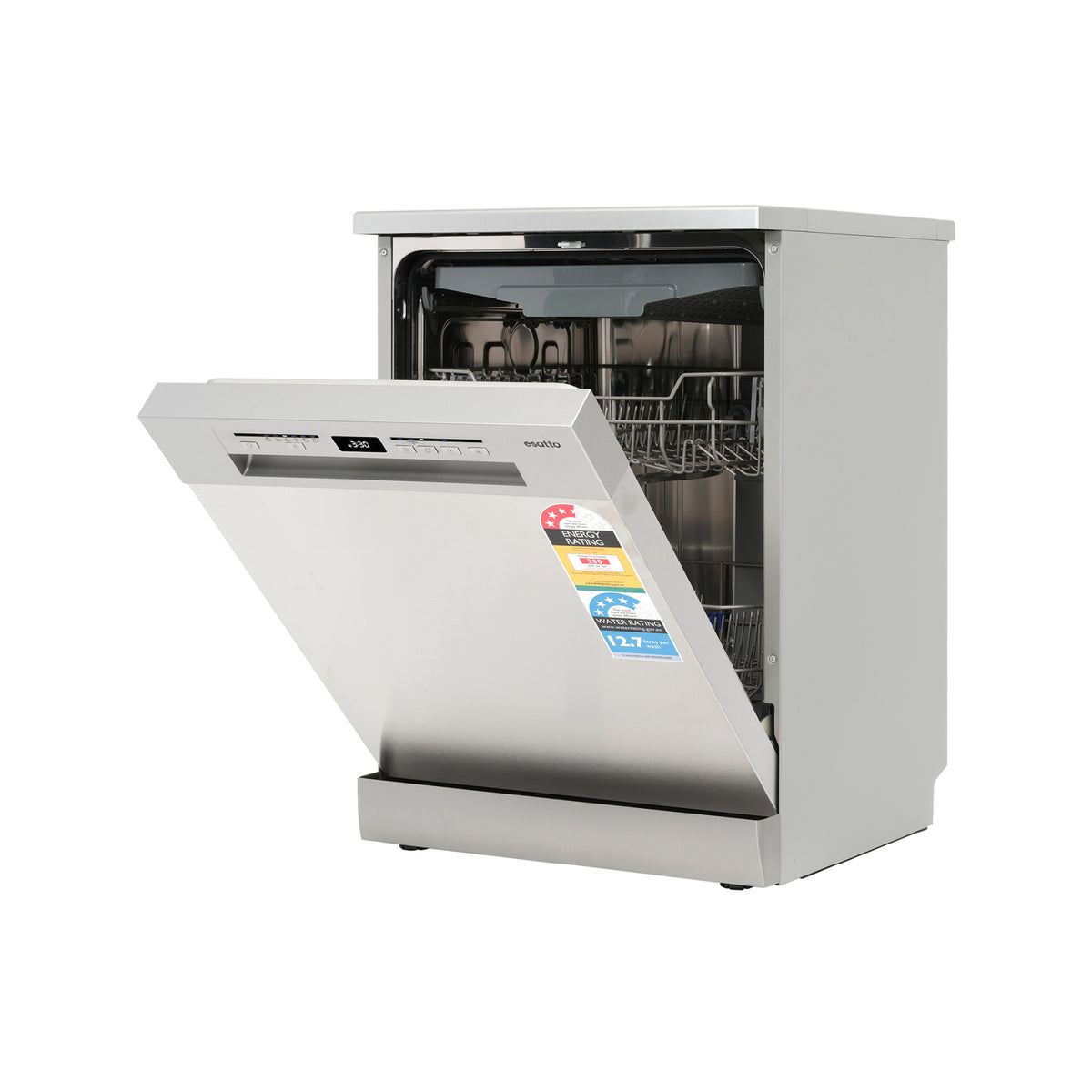 Esatto 60cm Stainless Steel 15 Place Settings Dishwasher - Image 5 of 9
