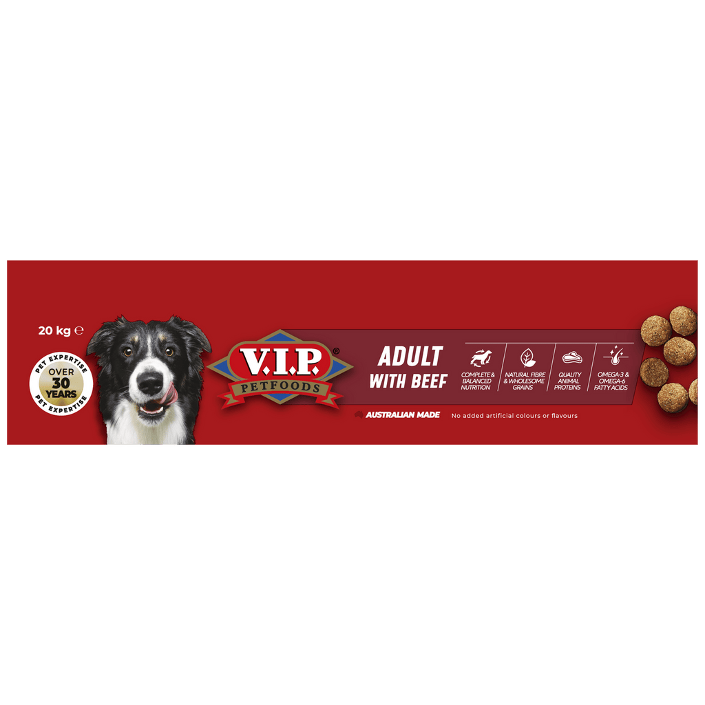 VIP 20kg Adult Dry Dog Food - Beef with Vegetable - Image 4 of 4