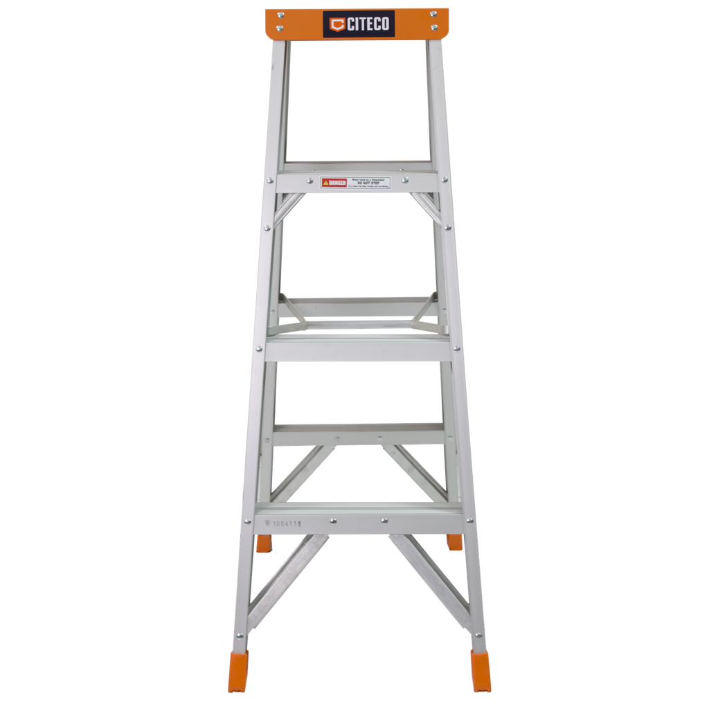 Citeco 1.2m 150kg Industrial Aluminium Double Sided Step Ladder - Image 4 of 6