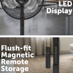 Arlec Smart 40cm DC Pedestal Fan With Remote - Image 2 of 7