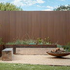Ekodeck 219 x 26mm 3.6m Hazelwood Batten Screen Castellated Panel - Image 2 of 4