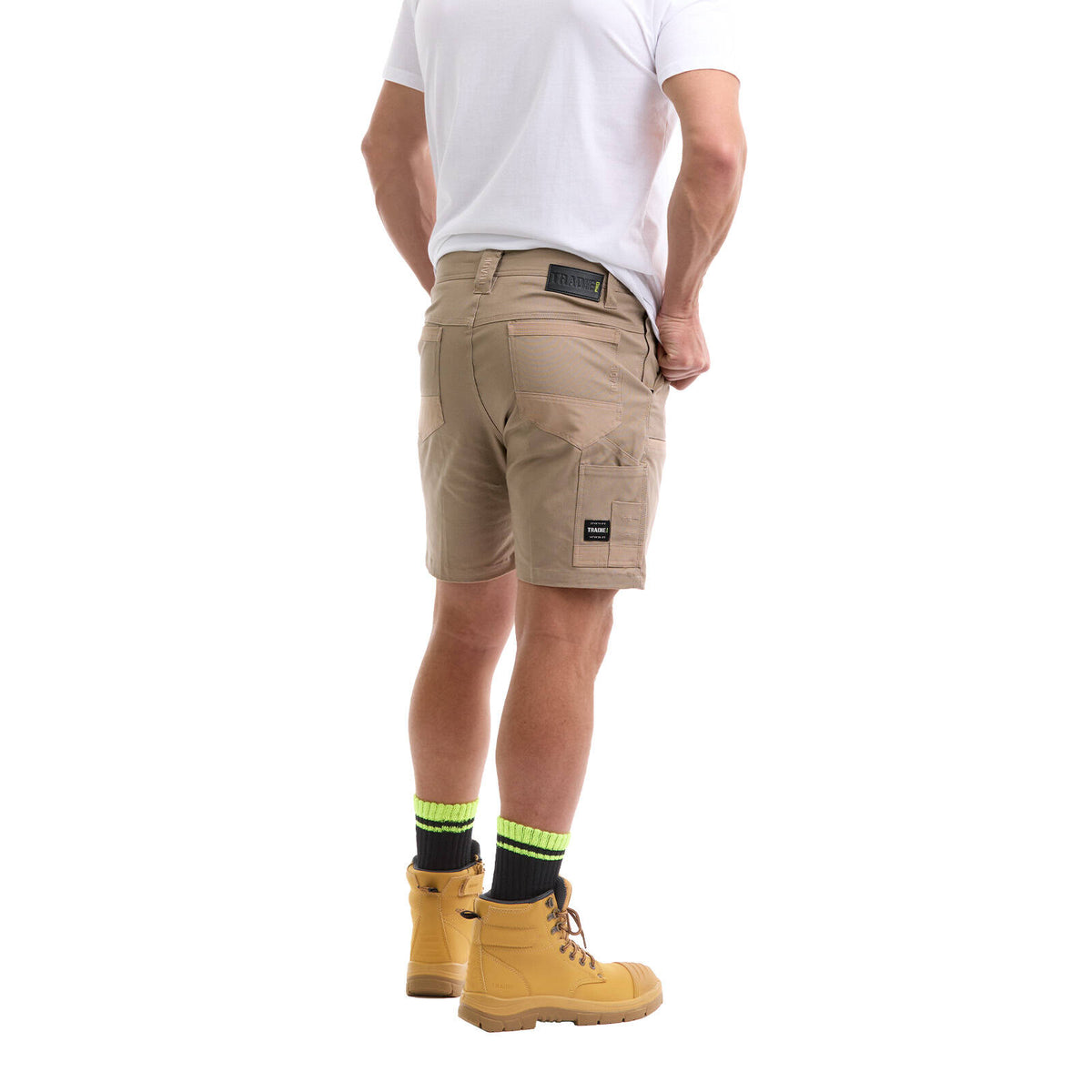 Tradie Pro Khaki Mid Short - 92 - Image 4 of 6