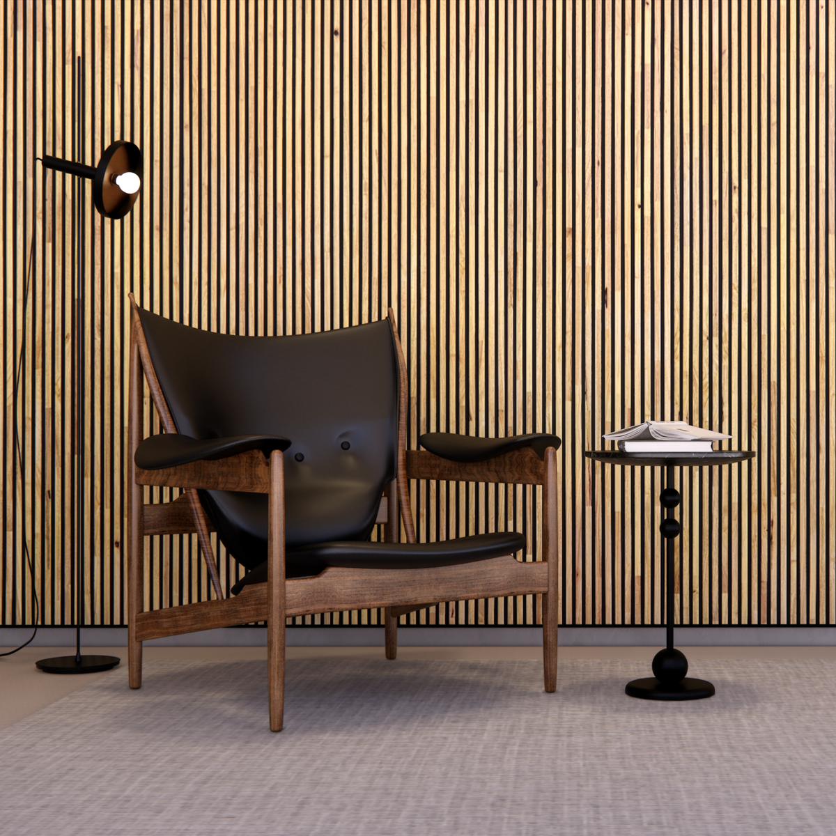 SpecRite 2700 x 600 x 21mm Hevea Batten Acoustic Panel - Image 4 of 4