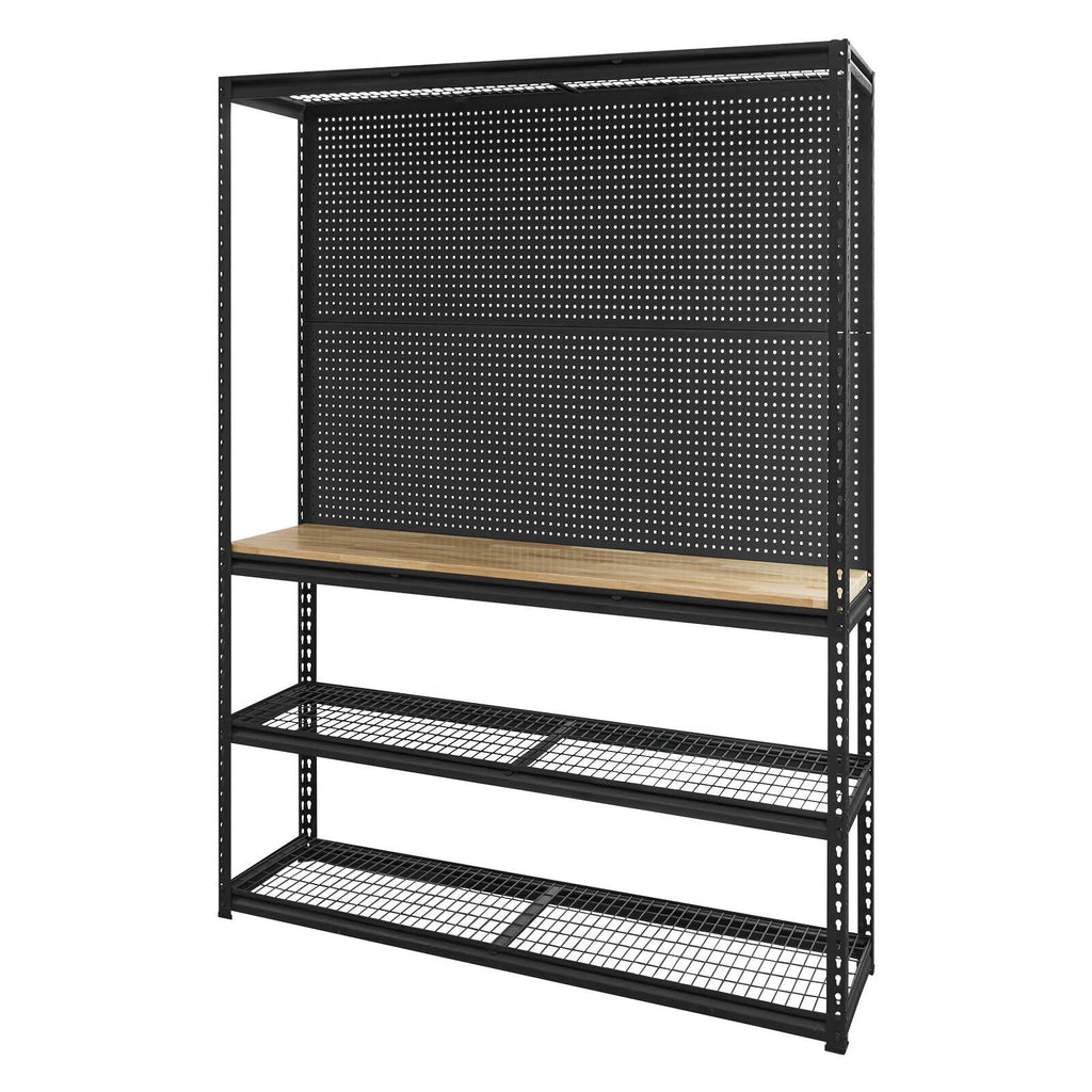 Pinnacle 1830 x 1500 x 540mm Black Heavy Duty Workstation - Image 1 of 2