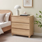 Astin Sinclair 800 x 400 x 800mm Oak Harper 3 Drawer Chest - Image 2 of 7