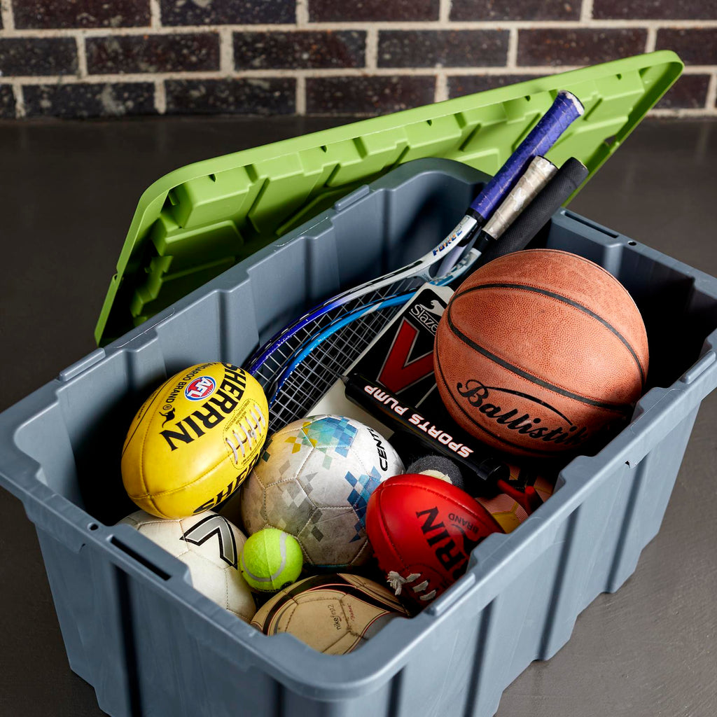 All Set Green And Grey Storage Container With Flat Lid - Image 2 of 6