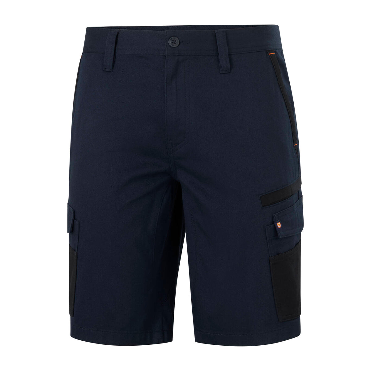 Citeco Navy Cotton Stretch Cargo Mid Shorts - Image 4 of 13