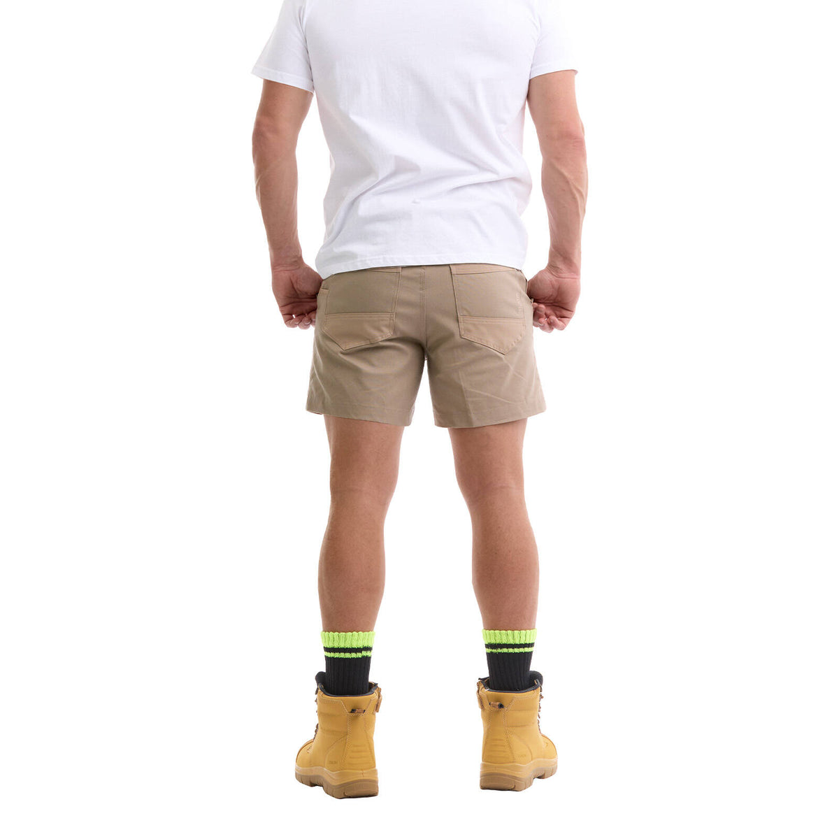 Tradie Pro Khaki Short Short - 102 - Image 4 of 7